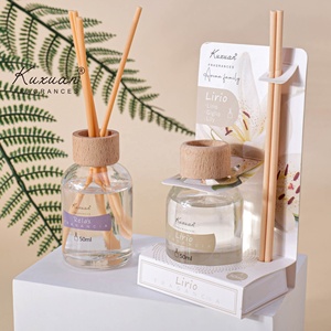 50ml Luxury Glass Bottle Reed Diffuser Set