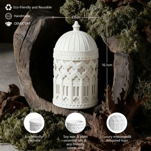 10oz Round Luxury Scented Candle with Lid