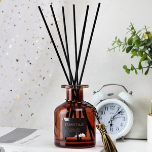 Wholesale Home Luxury Oil Glass Bottle Reed Diffuser