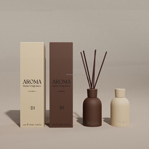 Ceramic Reed Diffuser Perfume Set with Fiber Sticks