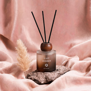 Luxury Matte Frosted Glass Reed Diffuser Set